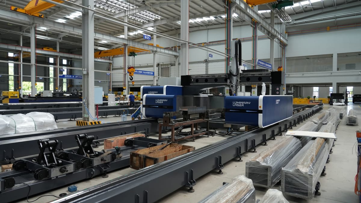 LUMINARY LASER production equipment in factory