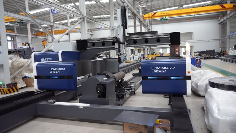 Factory production detail for LUMINARY LASER equipment